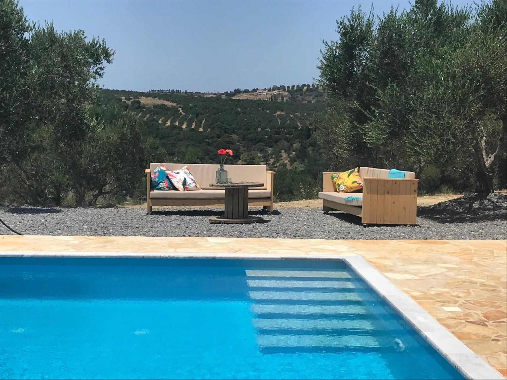 Luxurious Villa In Peloponnese With Swimming Pool Kamária Exterior photo