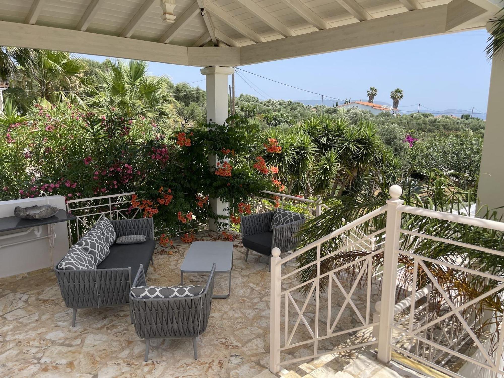 Luxurious Villa In Peloponnese With Swimming Pool Kamária Exterior photo